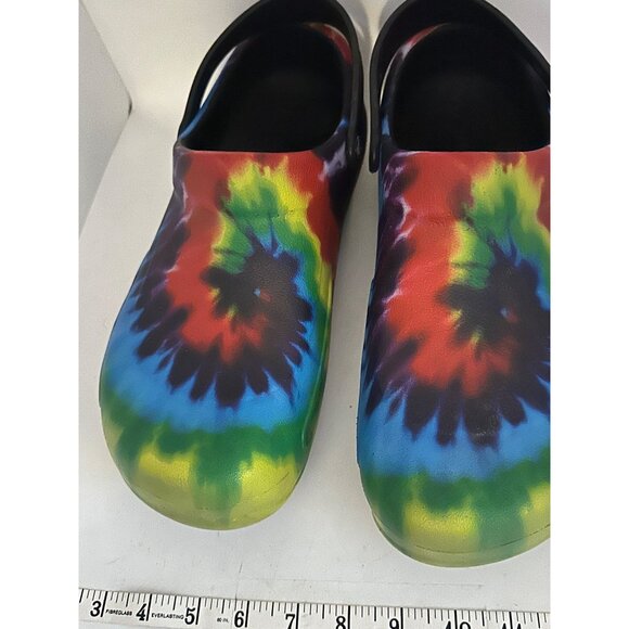 Crocs Tie-Dye Mens 14 Classic Bistro Clog Slip-On Shoes  Multicolor - Picture 9 of 10